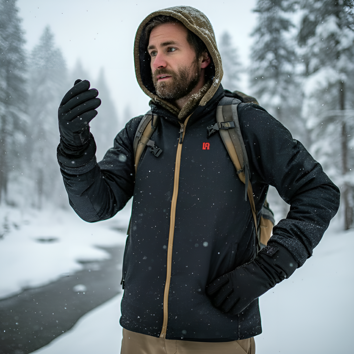 Winter Electric Heated Gloves Touch Screen