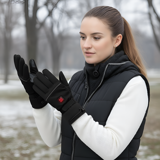 Winter Electric Heated Gloves Touch Screen