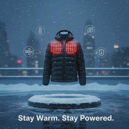 New Heated Jacket Coat Electric USB