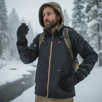 Winter Electric Heated Gloves Touch Screen